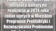 Zamość: Nabór ofert dla instytucji kultury na realizację w 2024 roku zadań ujęt...