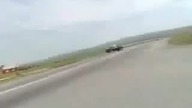 Wypadek na oczach policji