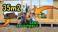 Dom szkieletowy 35m2, sami zbudowali! Dom bez pozwolenia, dom na zgłoszenie.  Zbuduj sam dom 35m2.