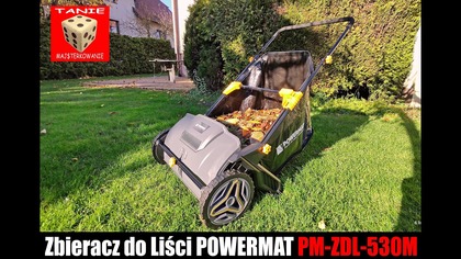 Zbieracz do Liści POWERMAT PM-ZDL-530M - Rewelacja !!! - Zapomnij o Workach i Grabkach :)