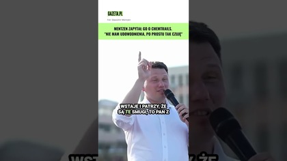 Temat chemtrails na spotkaniu z Mentzenem.  Ja po prostu wiem, że to jest prawda.