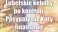 Lubelskie kebaby po kontroli.  Posypały się kary finansowe