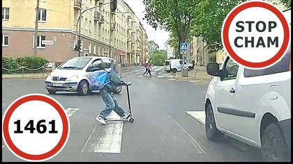 Stop Cham #1461 - Niebezpieczne i chamskie sytuacje na drogach