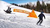 Pierwszy raz na nartach! Nauka jazdy w 4 godziny i zjazd czerwoną trasą!