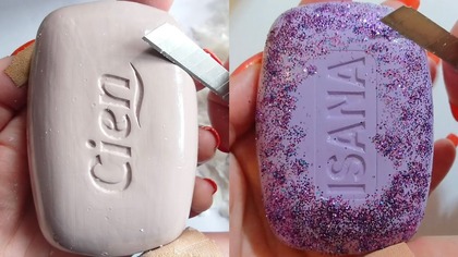 Soap Carving ASMR Relaxing Sounds no talking Satisfying ASMR Video #soapcarving #soapcuttingvideo