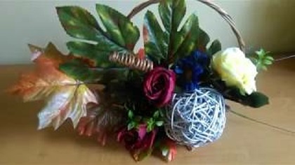 Elementy florystyczne - jak zrobić kulę florystyczną z wikliny