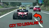 JAZDA BOLIDEM F1 po drogach ?!?!