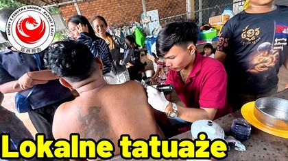 Kolejna integracja w wiejskim studiu tatuazu w Kambodży
