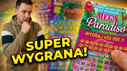 Zdrapki Lotto  Mega Paradiso jest MEGA!  Rarytas zaliczony! 