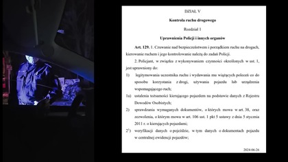 Opór przed rutynową kontrolą drogową.  Policja legitymuje, bo pasażer dużo gada i nagrywa! #227