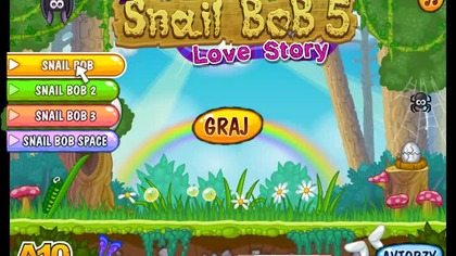 Zagrajmy w Ślimak Bob 5 Gaz na pająki i biedronka!