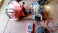 Homemade weedeater 12V mini generator Motorsense Agregat Prądotwórczy (Prostownik spalinowy)
