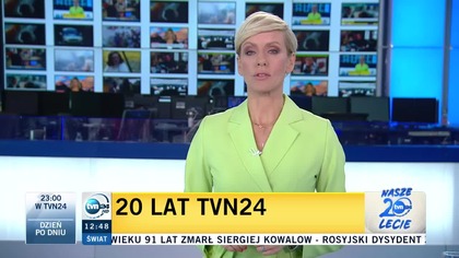 Serwis informacyjny z okazji 20-lecia stacji o godz.  12:00 09. 08. 2021