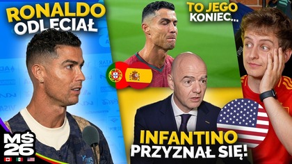 ODKLEJONA wypowiedź Ronaldo po jego POŻEGNANIU z MŚ! Szef FIFA PRZYZNAŁ SIĘ do kontaktu z Trumpem