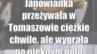 Janowianka przeżywała w Tomaszowie ciężkie chwile, ale wygrała po pięknym golu Jurija Perina