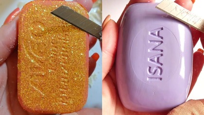 Soap Carving ASMR Relaxing Sounds no talking Satisfying ASMR Video #soapcarving #soapcuttingvideo