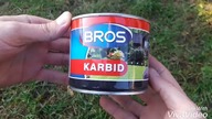 Działanie Karbid-u BROS Calciumcarbid mole