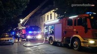 Pożar w kamienicy w Śródmieściu Gorzowa
