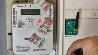 Licznik energii elektrycznej KAIFA zdalny, jednofazowy MA110, fotowoltaika, opis symboli OBIS