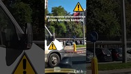 Wymuszenie pierwszeństwa przez starszą kobietę na skrzyżowaniu #shorts #rikordwidjo