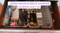 WYZWANIE DZIEŃ 36 Jedno miejsce/rzecz dziennie Posprzątaj ze mną Uporządkowana