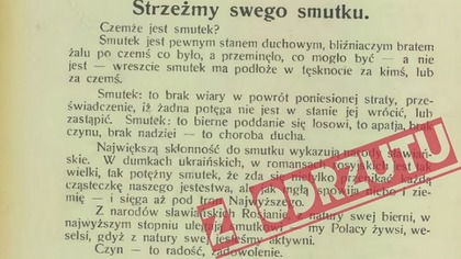 [297] Z odrzutu: Strzeżmy swego smutku (1921) Wanda Pater
