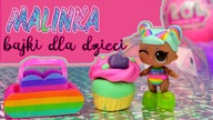 LOL Surprise Rainbow  Moja tęczowa laleczka & zabawa Play Doh  bajki dla dzieci