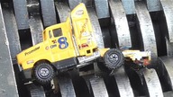 Shredding metal toy cars