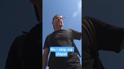 No i stop się złapał.  #vlog #autostop #podróże #travelvlog #traveling #travel #polska #poland
