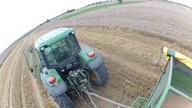 Żniwa 2017 pszenica.  John Deere 2256 & John Deere 6620.