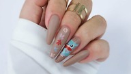 autumn owl nails art tutorial / AlleLac
