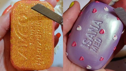 Soap Carving ASMR Relaxing Sounds no talking Satisfying ASMR Video