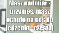 Masz nadmiar - przynieś, masz ochotę na coś do jedzenia - częstuj się