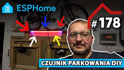#178 - DIY CZUJNIK PARKOWANIA do garażu | ESP8266 + WS2811 + ESPHome