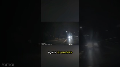 Reakcja kierowcy uratowała życie przed pijaną kobietą #bezpieczeństwo #droga