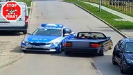Wpadł jak śliwka w kompot.  Drift za 5000 zł.  STOP PIRAT