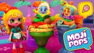 MojiPops & Shopkins  Makaronowe dania z Play Doh  bajki dla dzieci