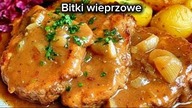 Bitki wieprzowe w sosie własnym - delikatne, mięciutkie i rozpływające się w ustach - PYCHOTKA!