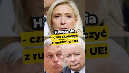 Hiszpania - czas skończyć z ruskimi w UE! #kolej #rosja #dywersja #agentura #kaczyński #orban