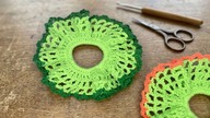 Szydełkowe Scrunchie Krok Po Kroku  Poradnik I Wzór Na Gumki Do Włosów #706