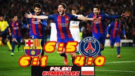 Barcelona 6:5 PSG (dwa mecze) 1/8 Ligi Mistrzów 2017, skróty meczów, Polski komentarz HD