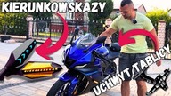 Montujemy kierunkowskazy LED PŁYWAJĄCE + krótki uchwyt tablicy YAMAHA YZF R125 2024 #yamaha #r125 #