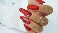 Winter lettice nails art tutorial