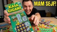 Zdrapki Lotto  Jest SEJF !!!!  Pechowa zdrapka w końcu przemówiła 