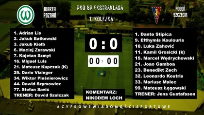 Warta Poznań - Pogoń Szczecin - KOMENTARZ PROSTO ZE STADIONU - 18:00 - 21. 07. 2023r.