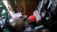 Otwornica WERKON Wiertnica wiercenie otworu otwornicą na tokarce lathe machine boring