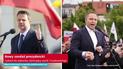Nowy sondaż prezydencki.  Tydzień do wyborów, alarmujący wynik Trzaskowskiego [KS Info]