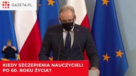 Kiedy zostaną zaszczepieni nauczyciele powyżej 60.  roku życia?