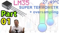 #0371 LM35 Super Termometr Oversampling (ADC) Part01