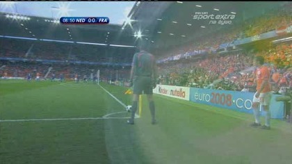 Euro 2008 Holandia - Francja 1-0 Kuyt